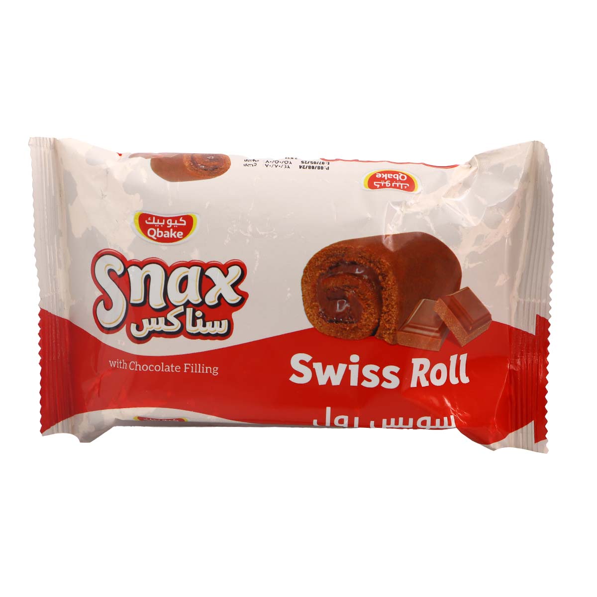 Qbake Swiss Roll Jumbo Chocolate 20g