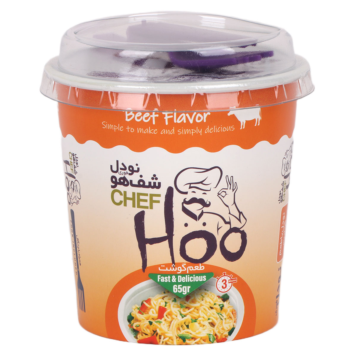Chef Cup Noodles With Beef Flavor 65g