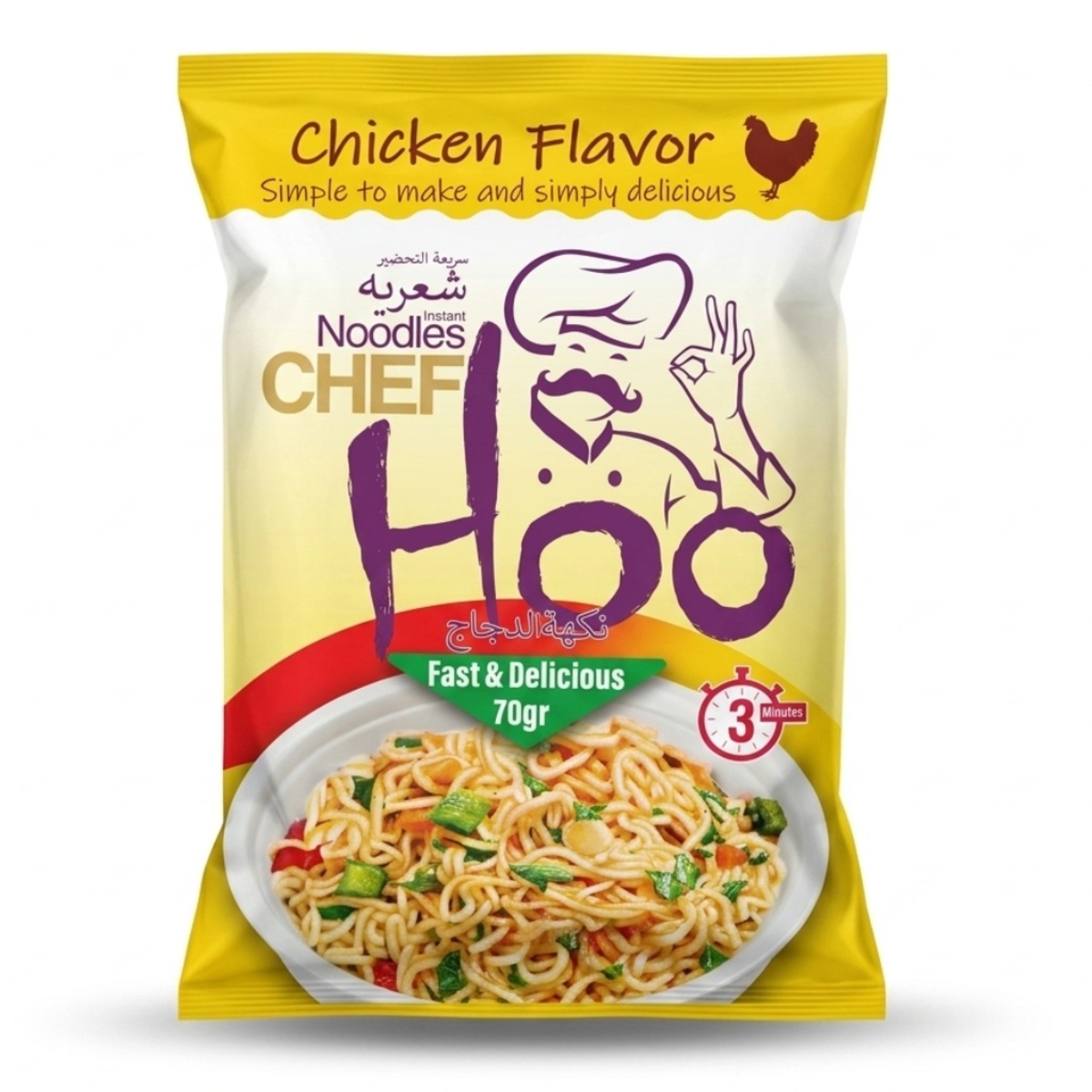 Noodles Chef Hoo Chicken 70g