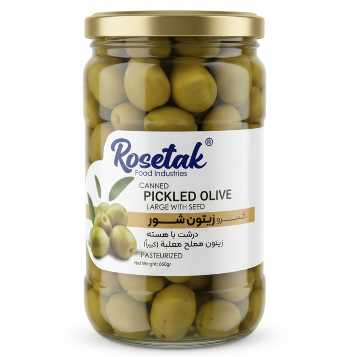 Rosetak Canned Pickled Olive 660g