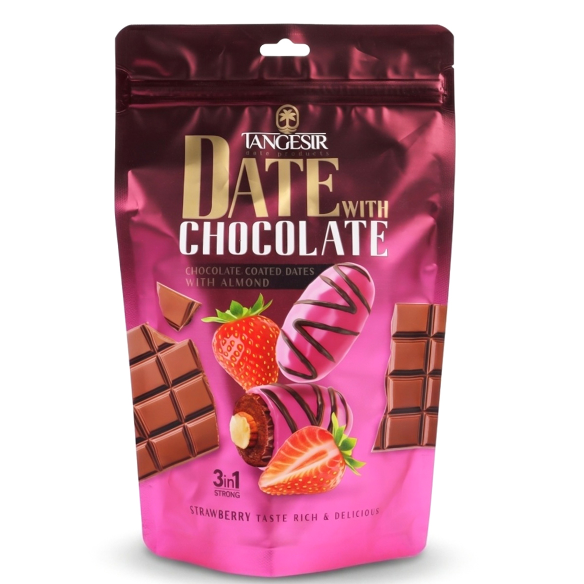 Tangesir Date with Chocolate Strawberry Almond 250g