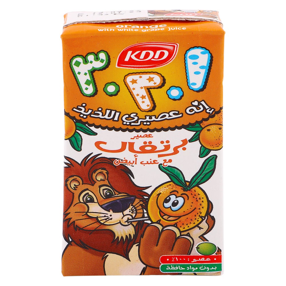 Kdd 123 Orange With White Grape Juice 125ml