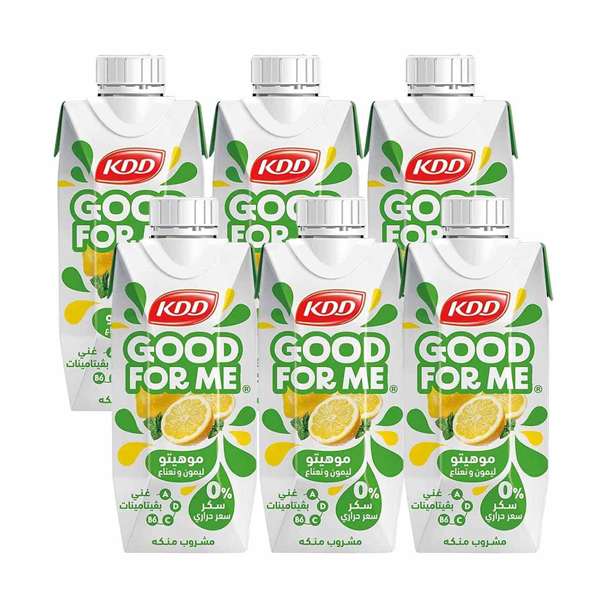 KDD Good For Me Mojito Lemon & Mint 6x250ml