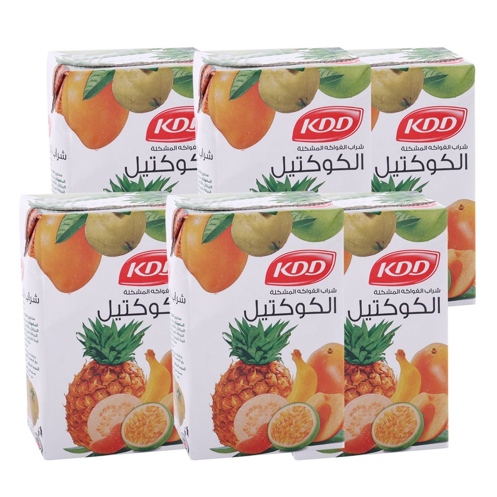 Kdd Cocktail Fruit Juice 6X250ml