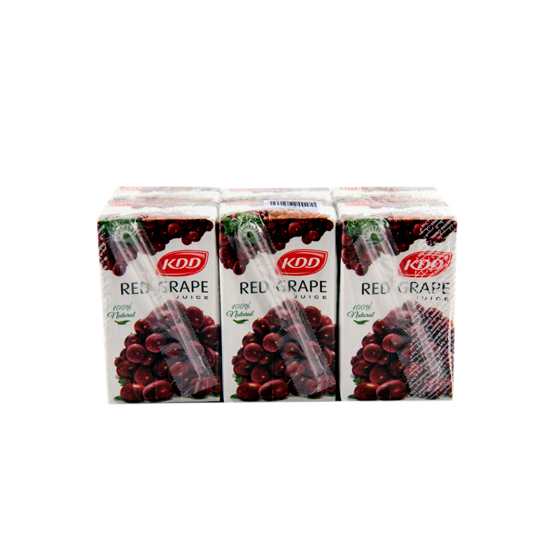 KDD Red Grape Juice 6x250ml
