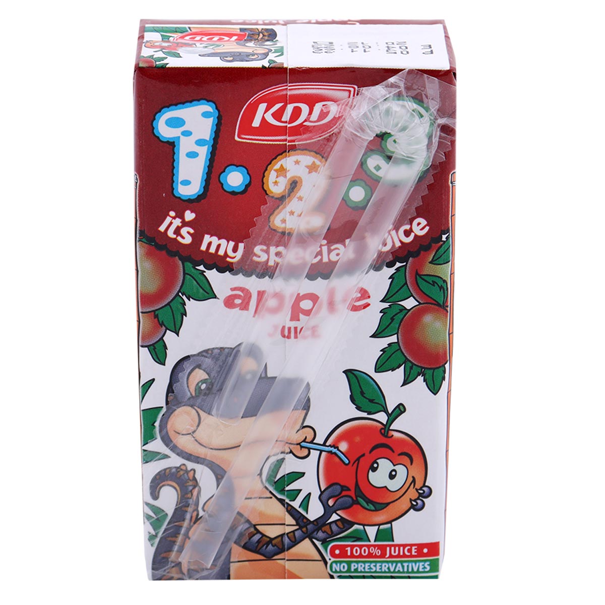 Kdd 123 Apple Natural Juice 125ml