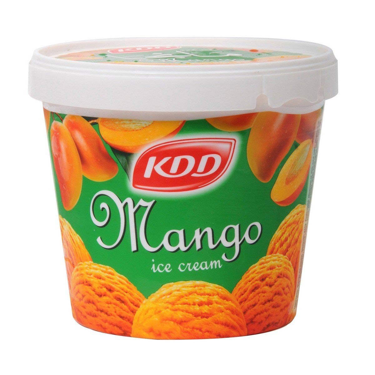 KDD Mango Ice Cream Tub 1L