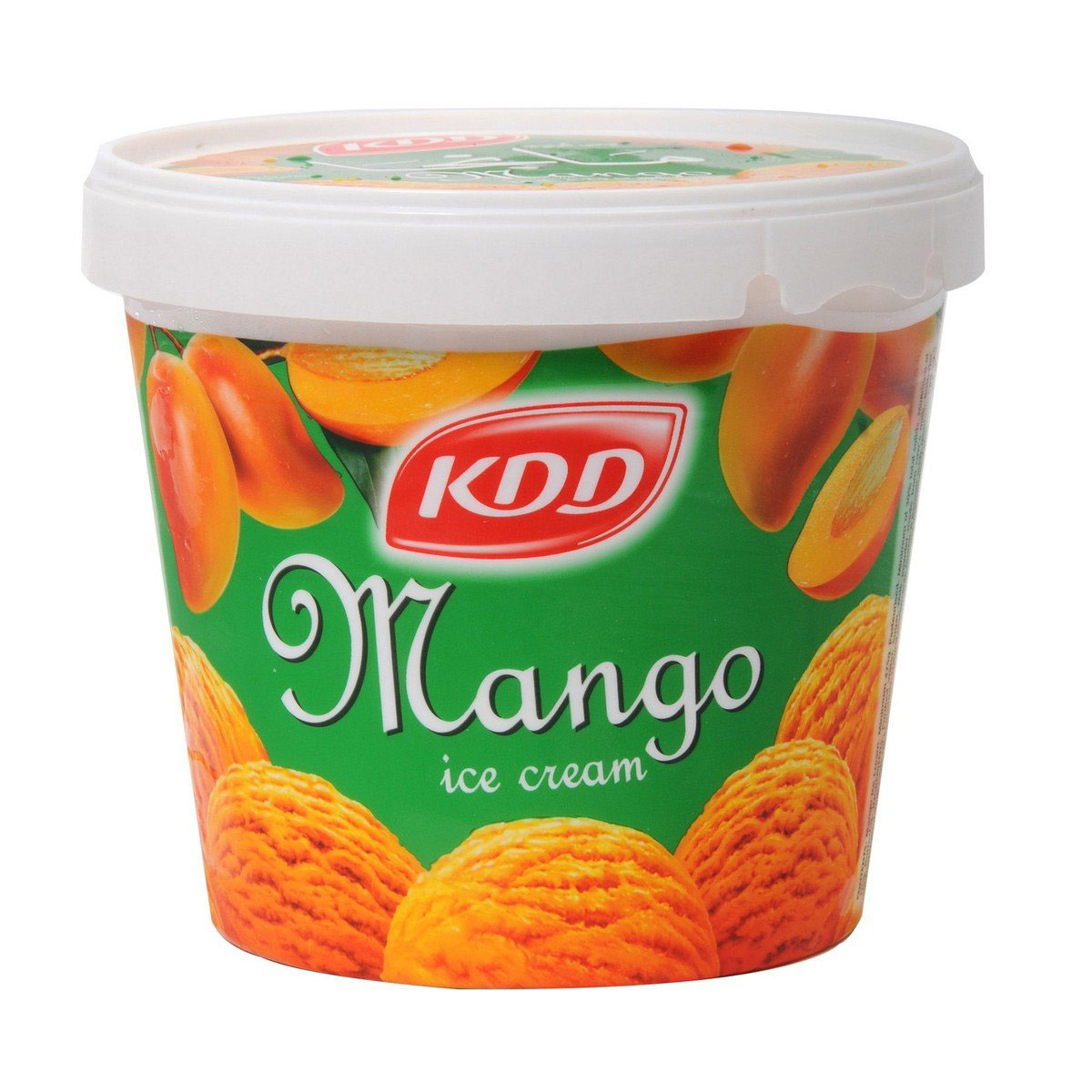 KDD Mango Ice Cream Tub 500ml | Ice Cream | Cups & Tubs
