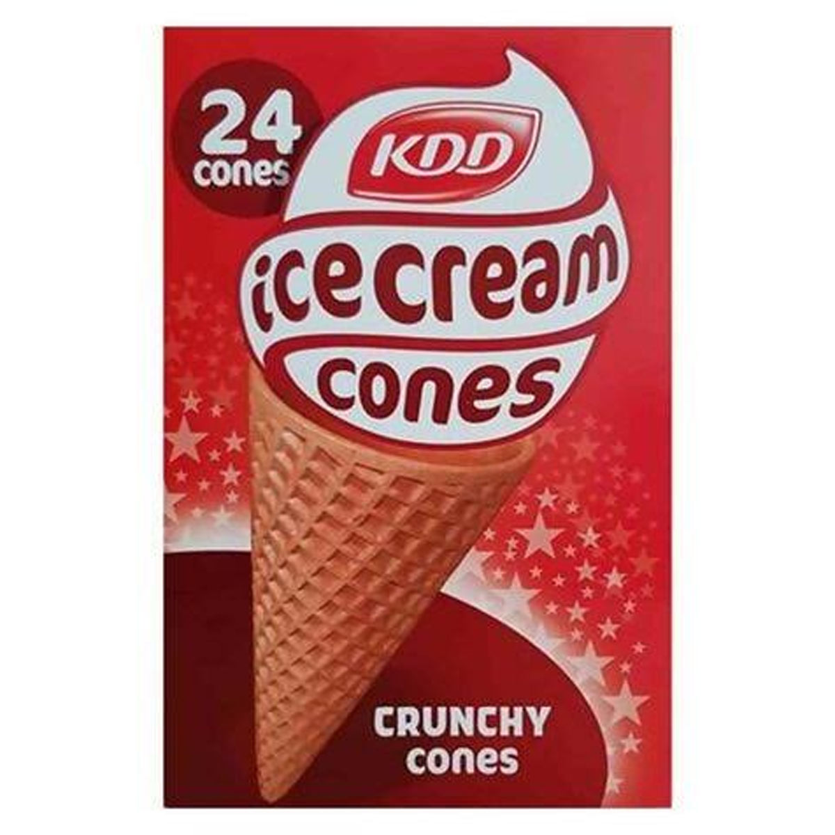 KDD Ice Cream Cone Crunchy 24 Pieces