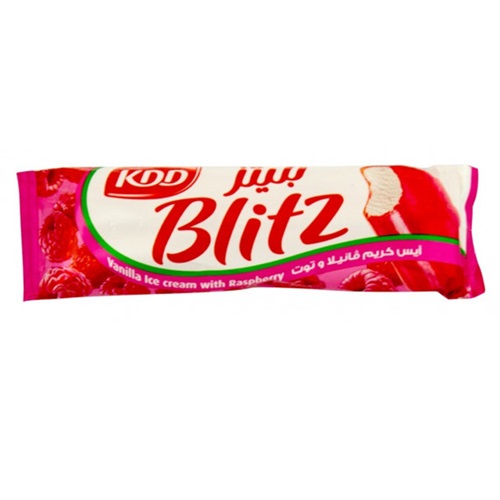 KDD Blitz Vanilla Ice Cream with Raspberry 62.5g