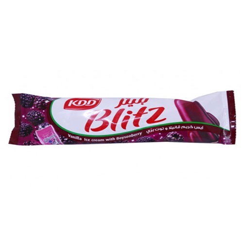 Kdd Blitz Vanilla Boysenberry Ice Cream Stick 62.5ml