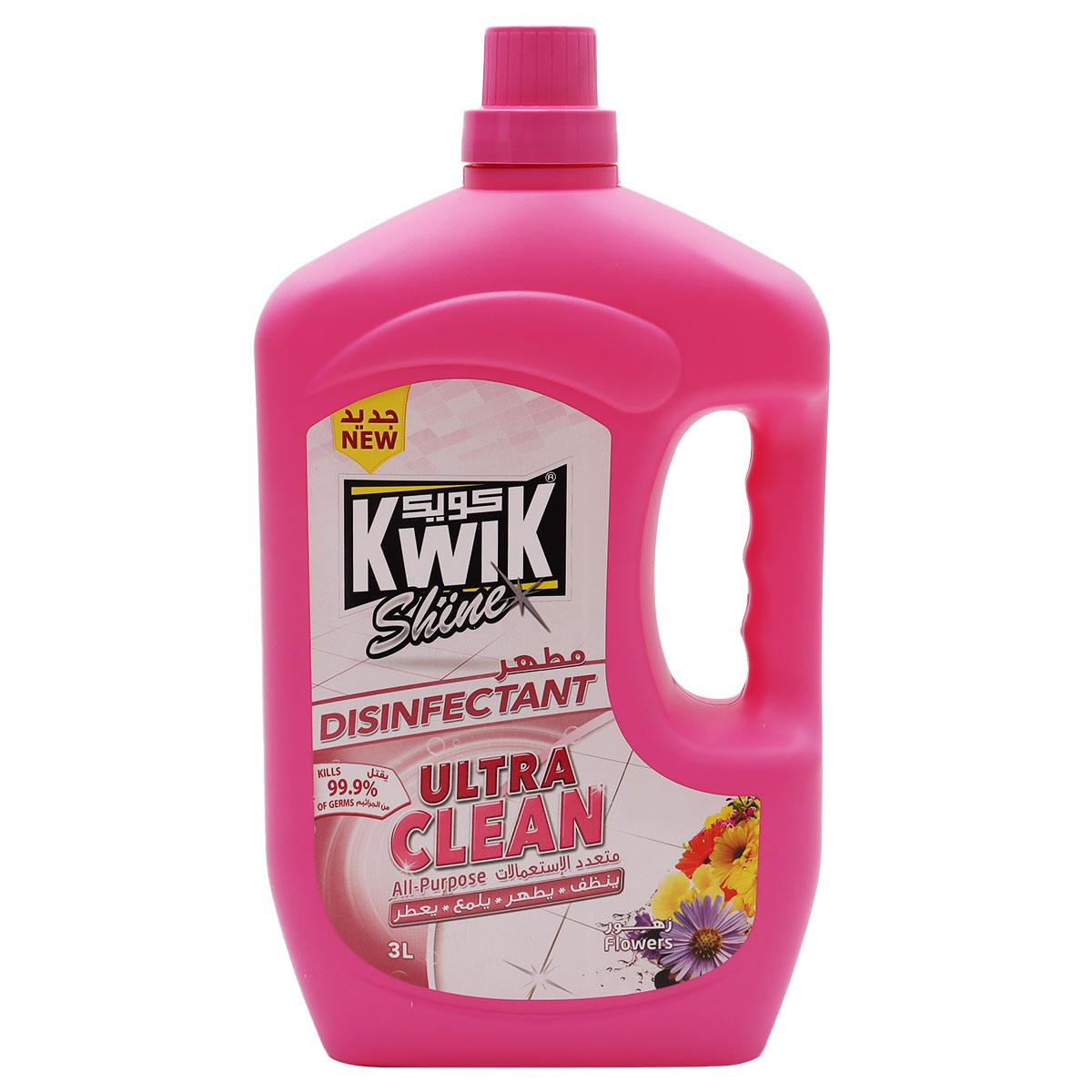 Kwik Shine Disinfectant Ultra Clean All Purpose Flower 3L