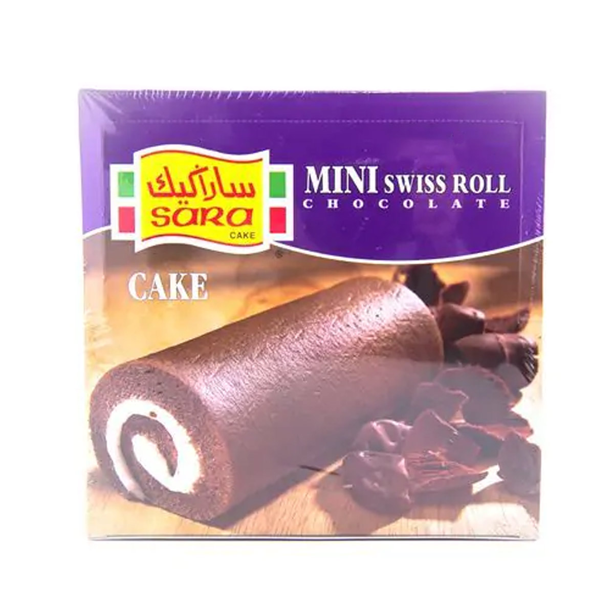 Single Mini Roll Chocolate 20s