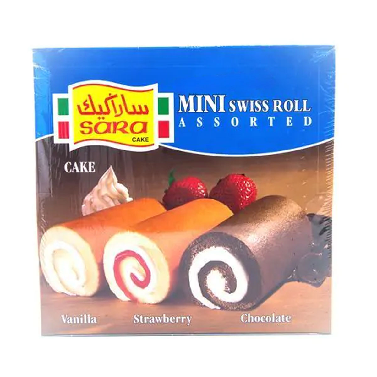 Sara Cake Mini Roll Assort 20g