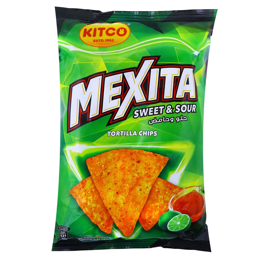 Kitco Mexita Sweet & Sour Tortilla Chips 180g