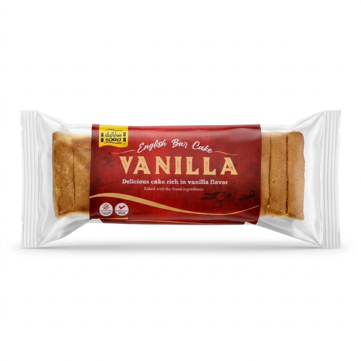 Sora Vanilla Bar Cake English 220g