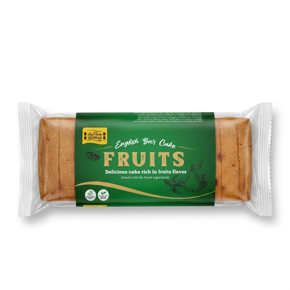 SARA English Bar Cake Fruits 220g