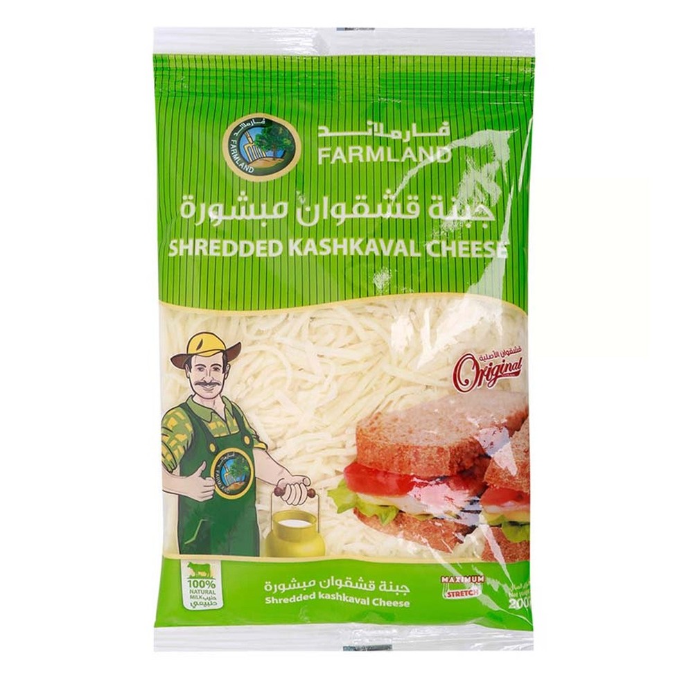 Farmland Shredded Kashkaval Cheese 200g