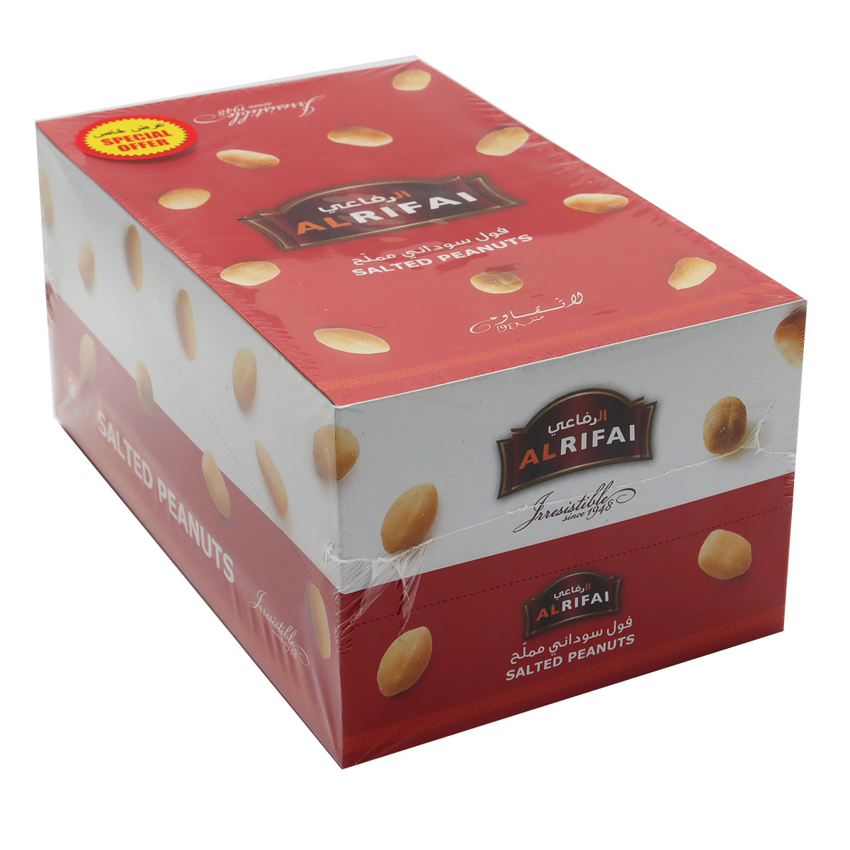 Al Rifai Salted Peanuts 24x13g