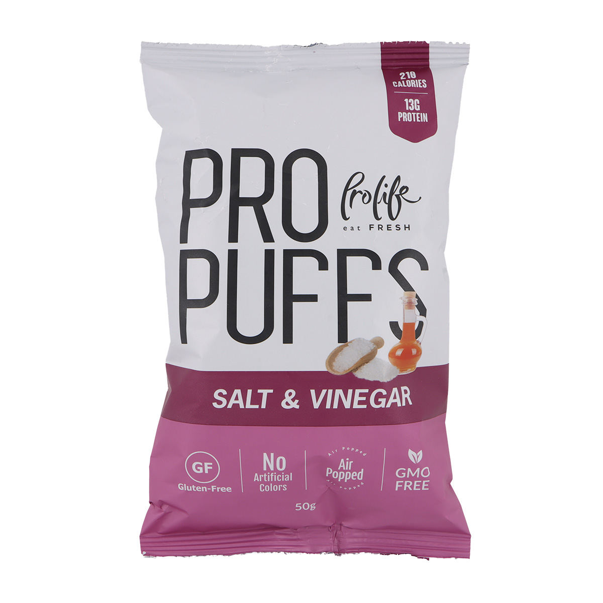 Prolife Salt and Vinegar Chips 50g