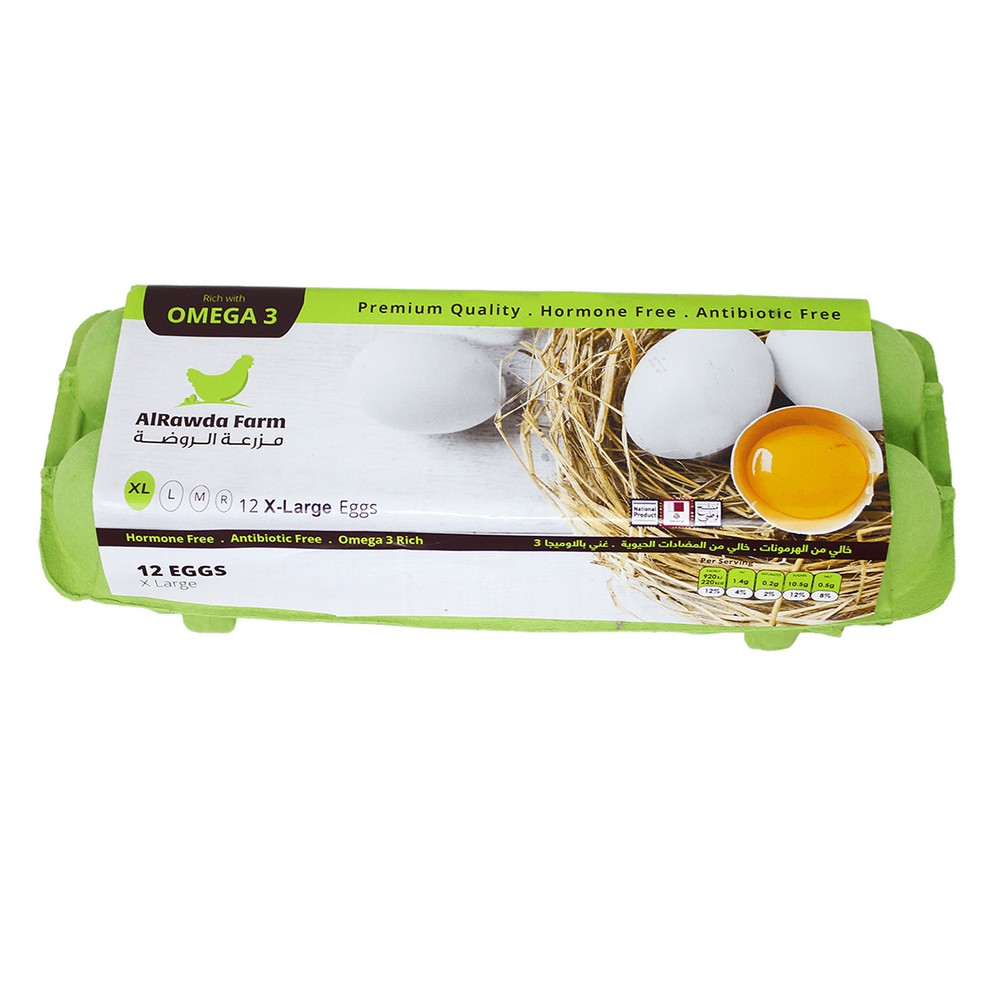 Al Rawdag Omega 3 Eggs 12'S