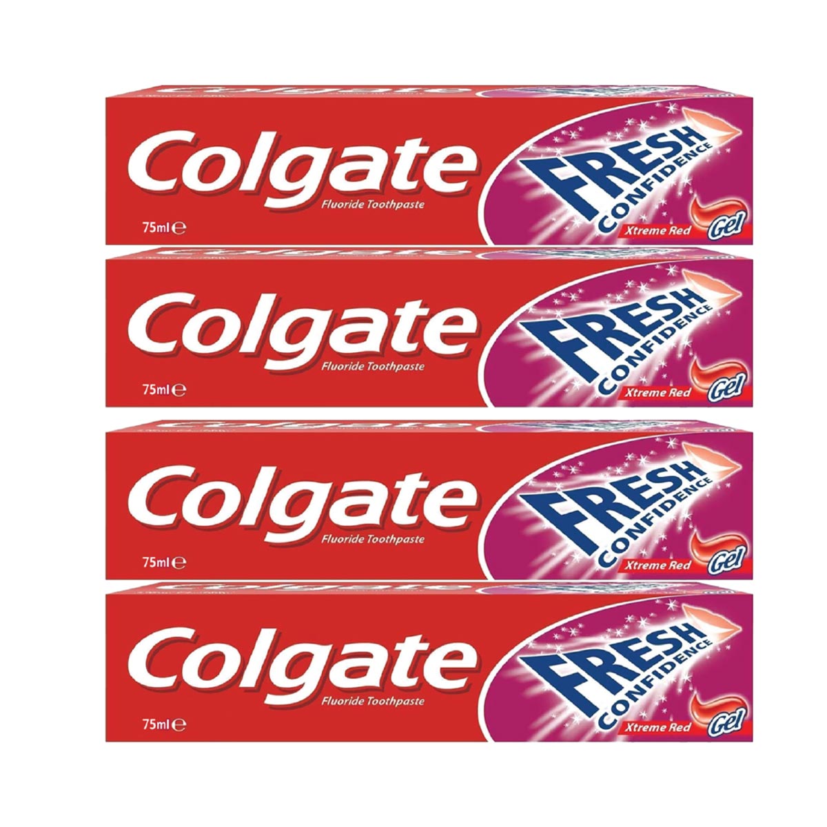 Colgate Toothpaste Fresh Confidence 4x75g Assorted