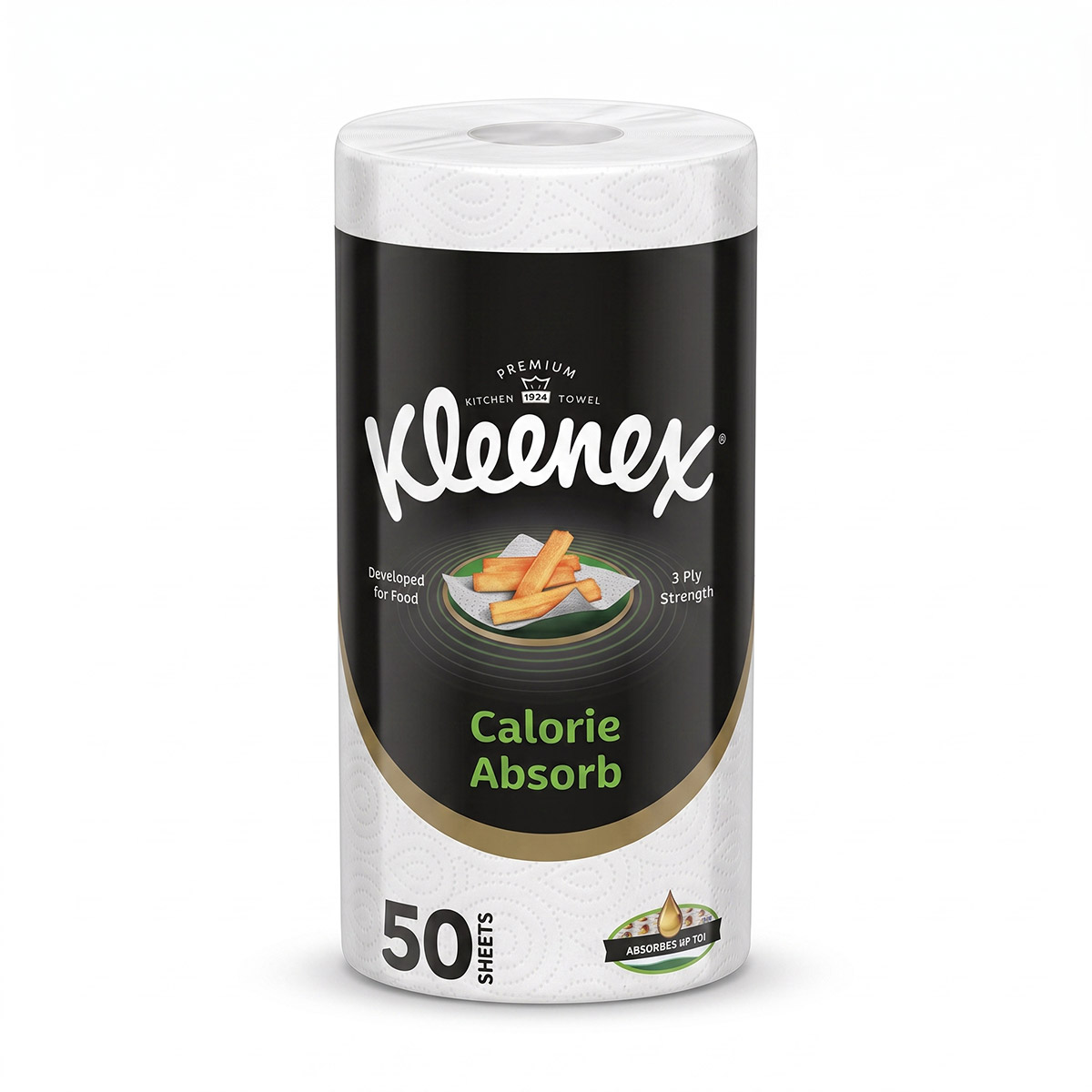 Kleenex Calorie Absorb Kitchen Towel 50 Sheets
