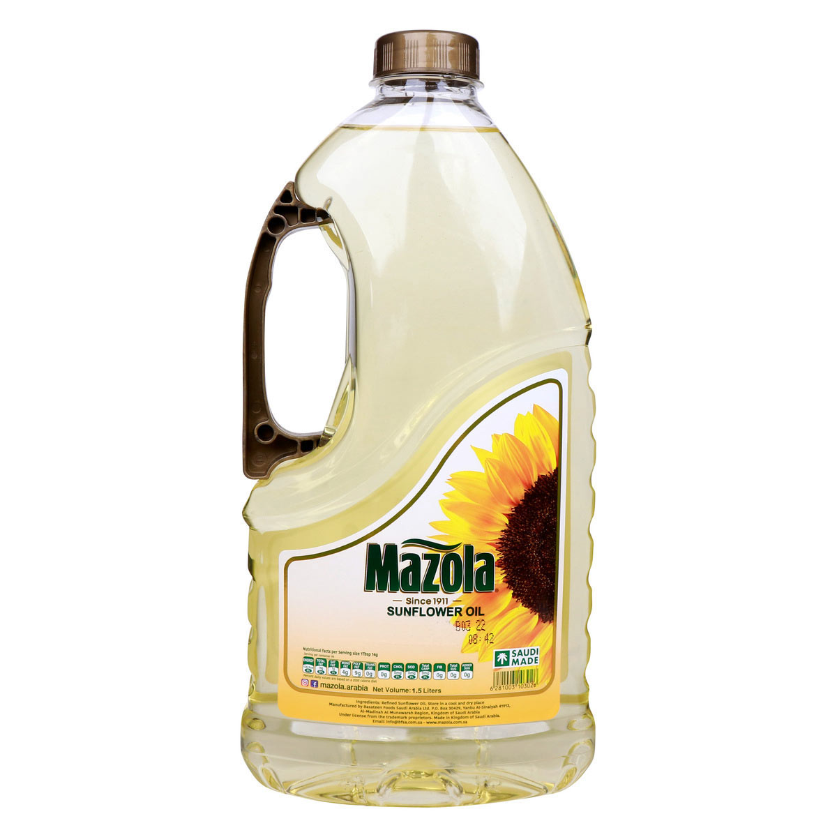 Mazola Sunflower Oil 1.5L