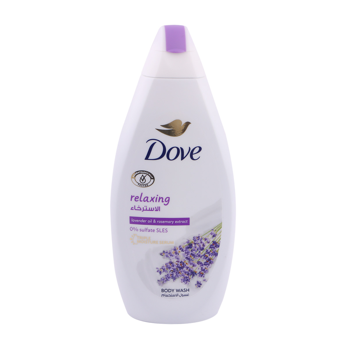 Dove Relaxing Body Wash with Lavender Oil and Rosemary Extract 500ml