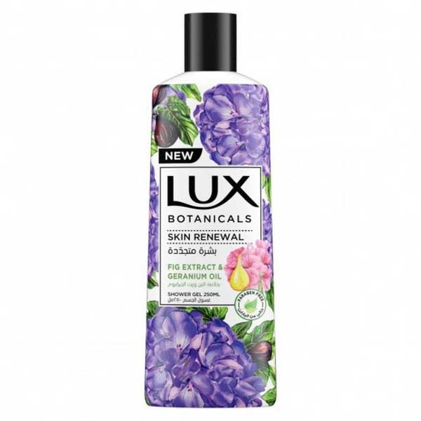 Lux Botanicals Skin Renewal Fig Extract & Geranium Oil Shower Gel 250ml