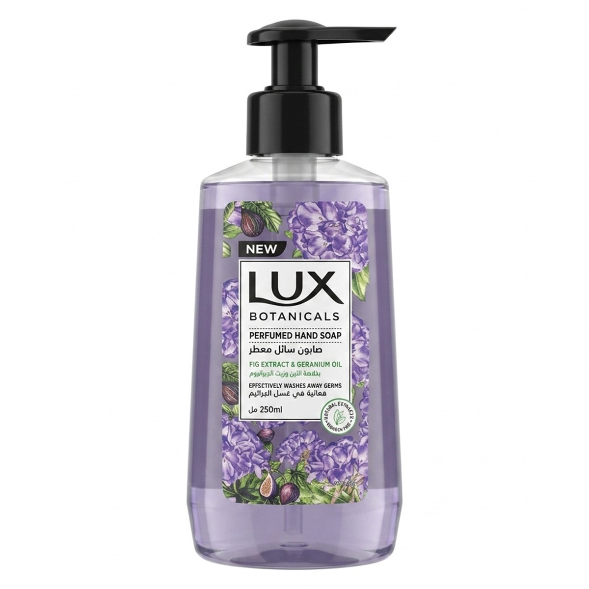 Lux Botanicals Perfumed Hand Soap Fig Extract & Geranium Oil 250ml