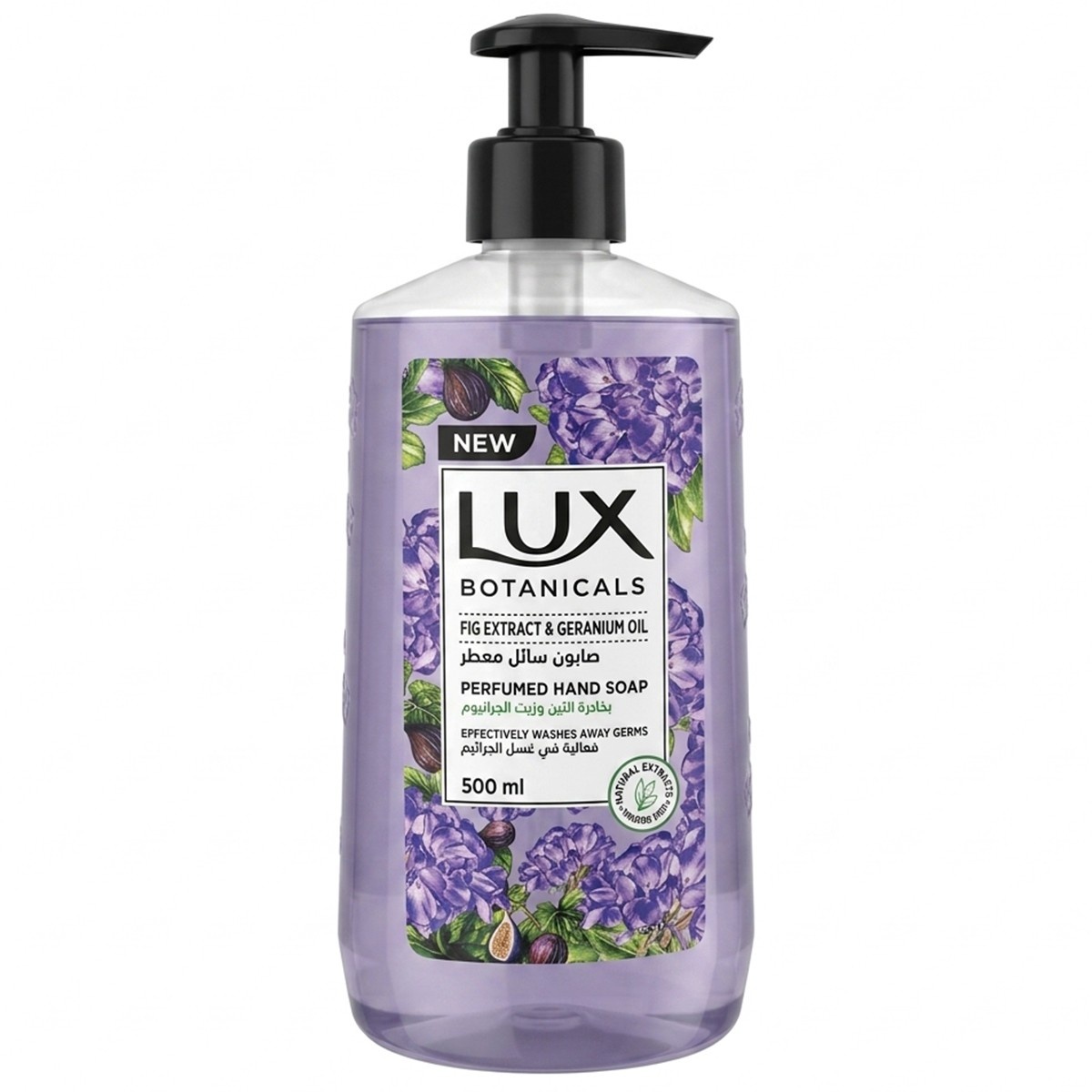 Lux Botanicals Perfumed Hand Soap Fig Extract & Geranium Oil 500ml