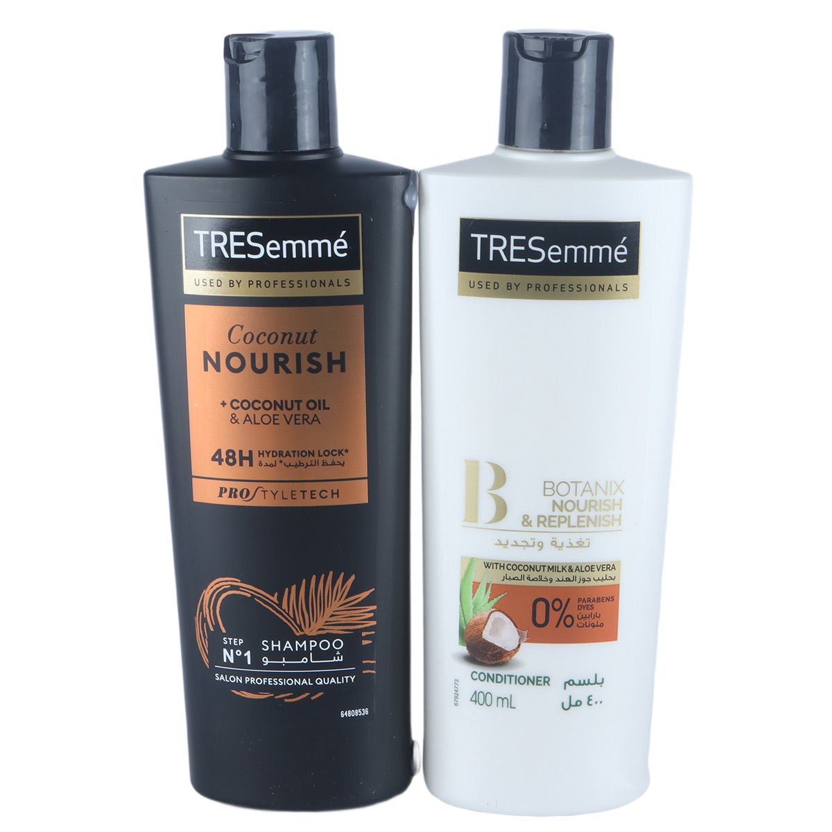 Tresemme Shampoo Coconut Nourish & Conditioner Botanix 2x400ml