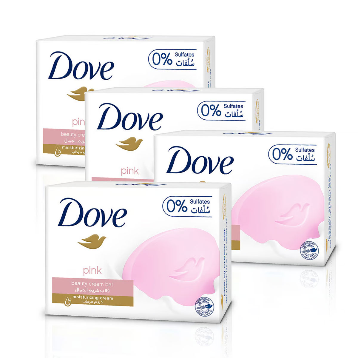 Dove Beauty Cream Bar Pink 4x125g