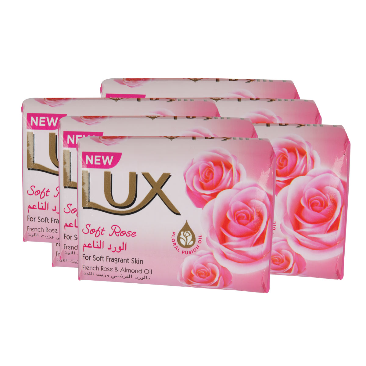 Lux Bar Soft Rose 5+1 Free 120g