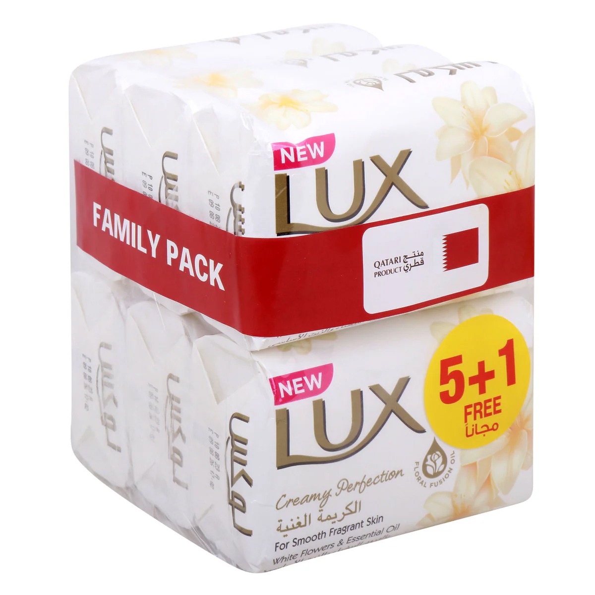 Lux Velvet Jasmine Bar Creamy Perfection 6x120g