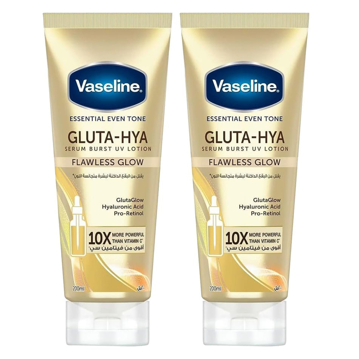 Vaseline Lotion Flawless Glow 2x200ml