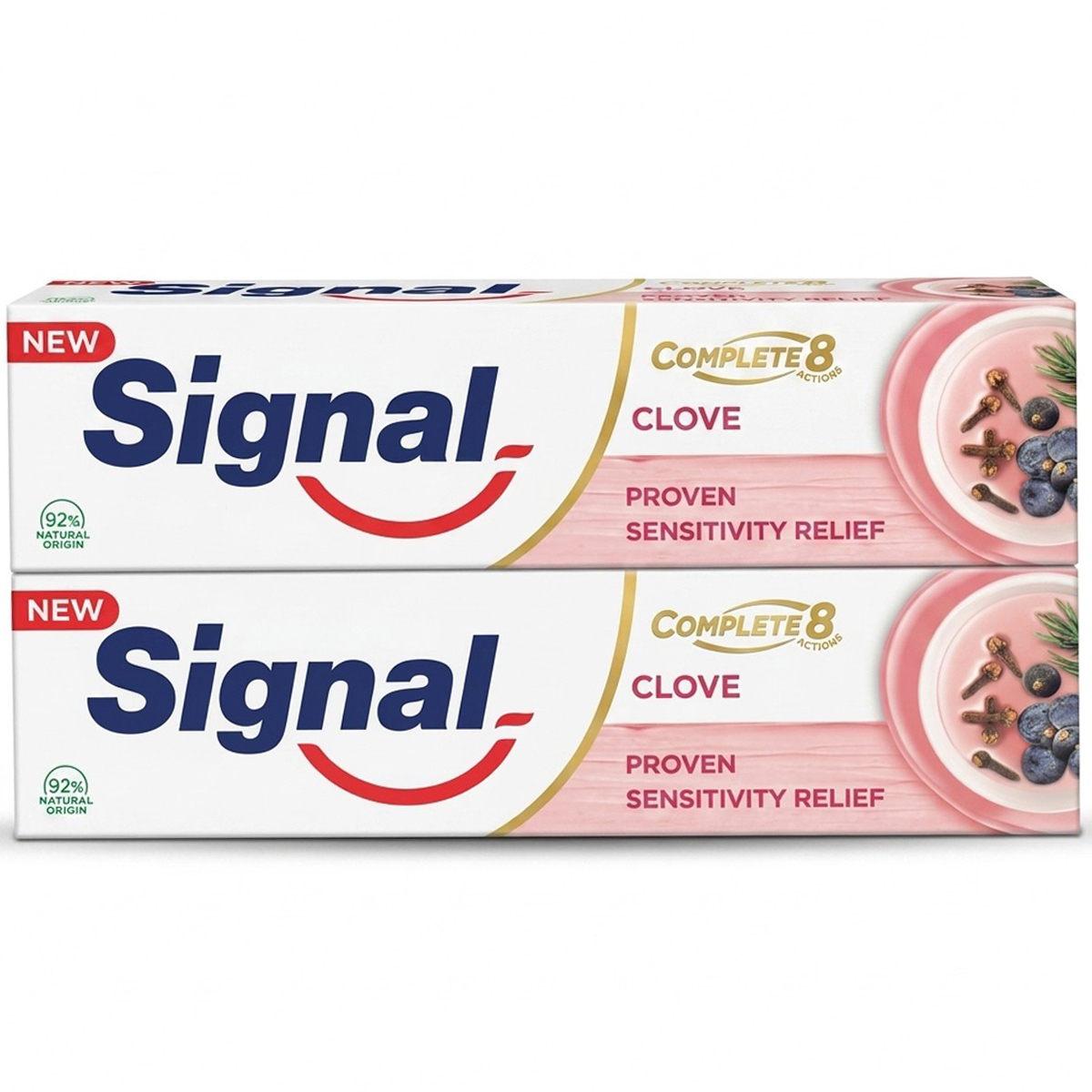 Signal Complete 8 Clove Proven Sensitivity Relief Toothpaste 2x100ml