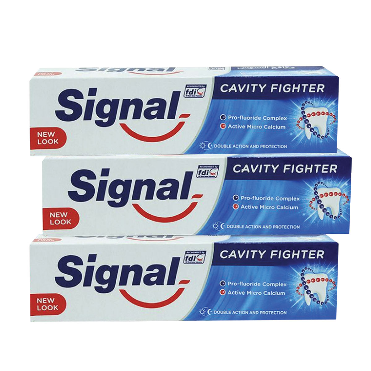 Signal Cavity Fighter Toothpaste 3x120ml
