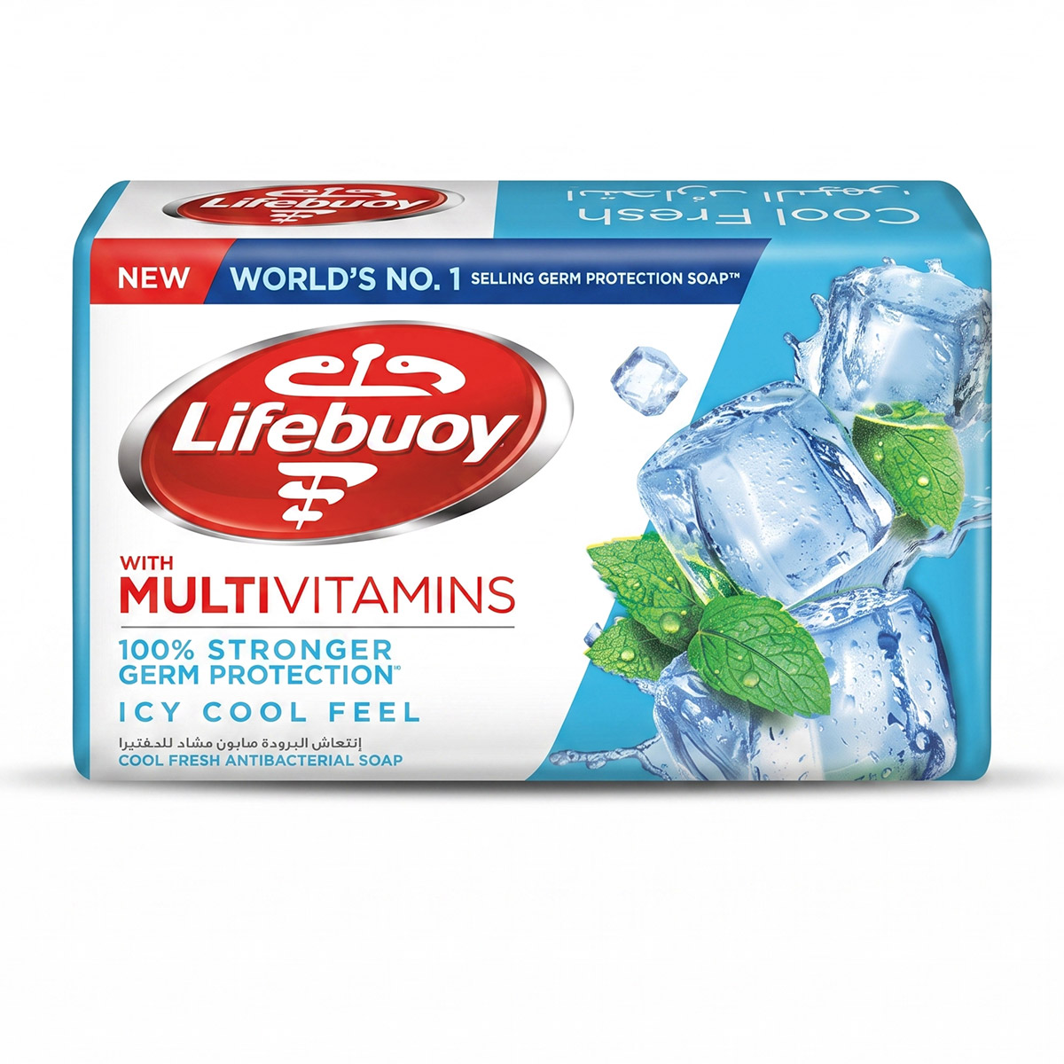 Lifebuoy Icy Cool Feel Multi-Vitamins Soap Bar 125g