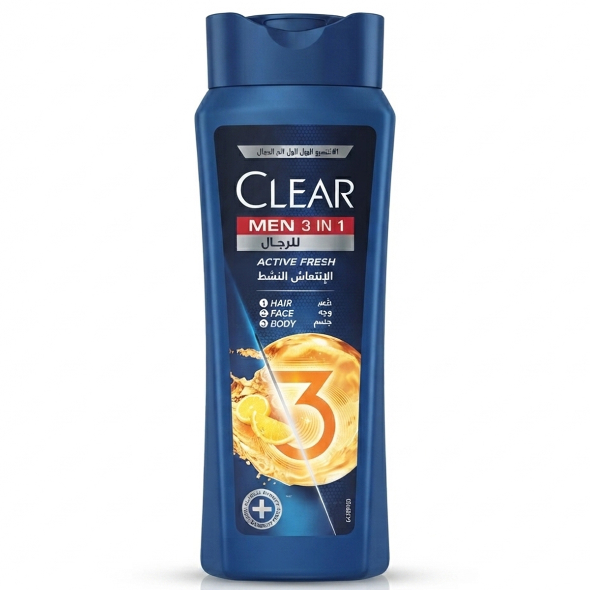 Clear Men 3 In 1 Shampoo, Face & Body Wash 600ml