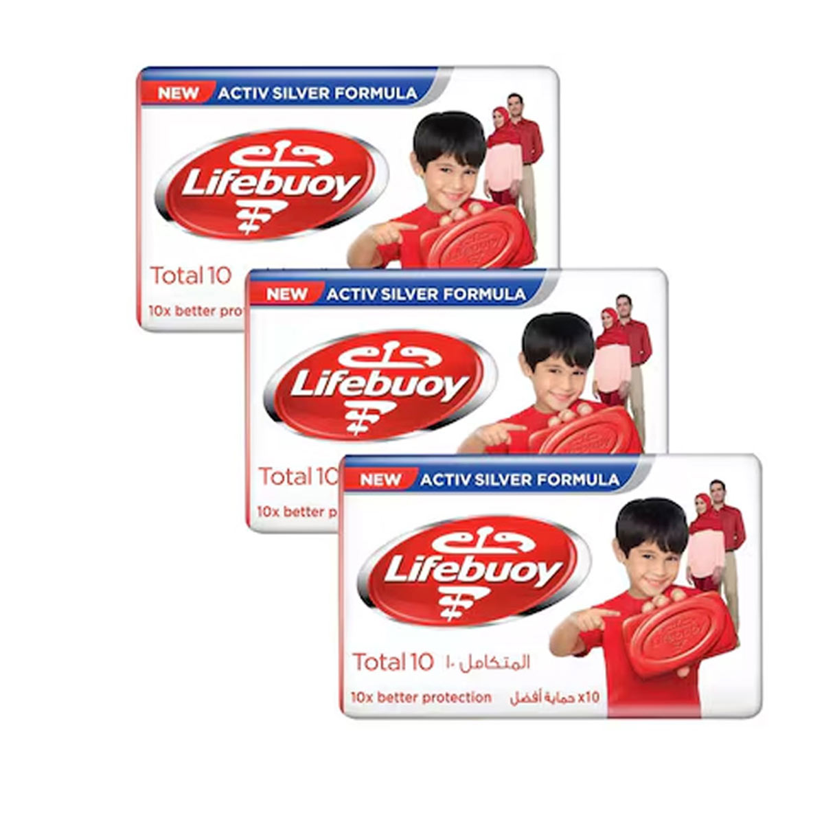 Lifebuoy Total 10 Soap Bar (2+1) Pieces
