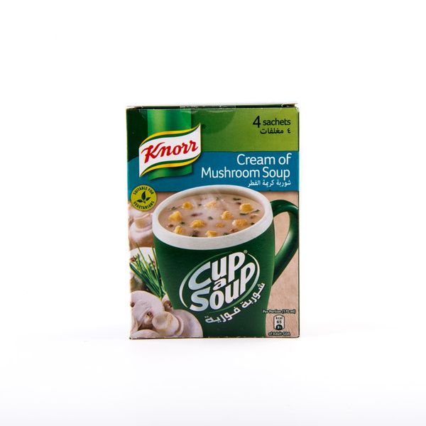 Knorr Cup-A-Soup Cream Of Mushroom Soup 4x20g