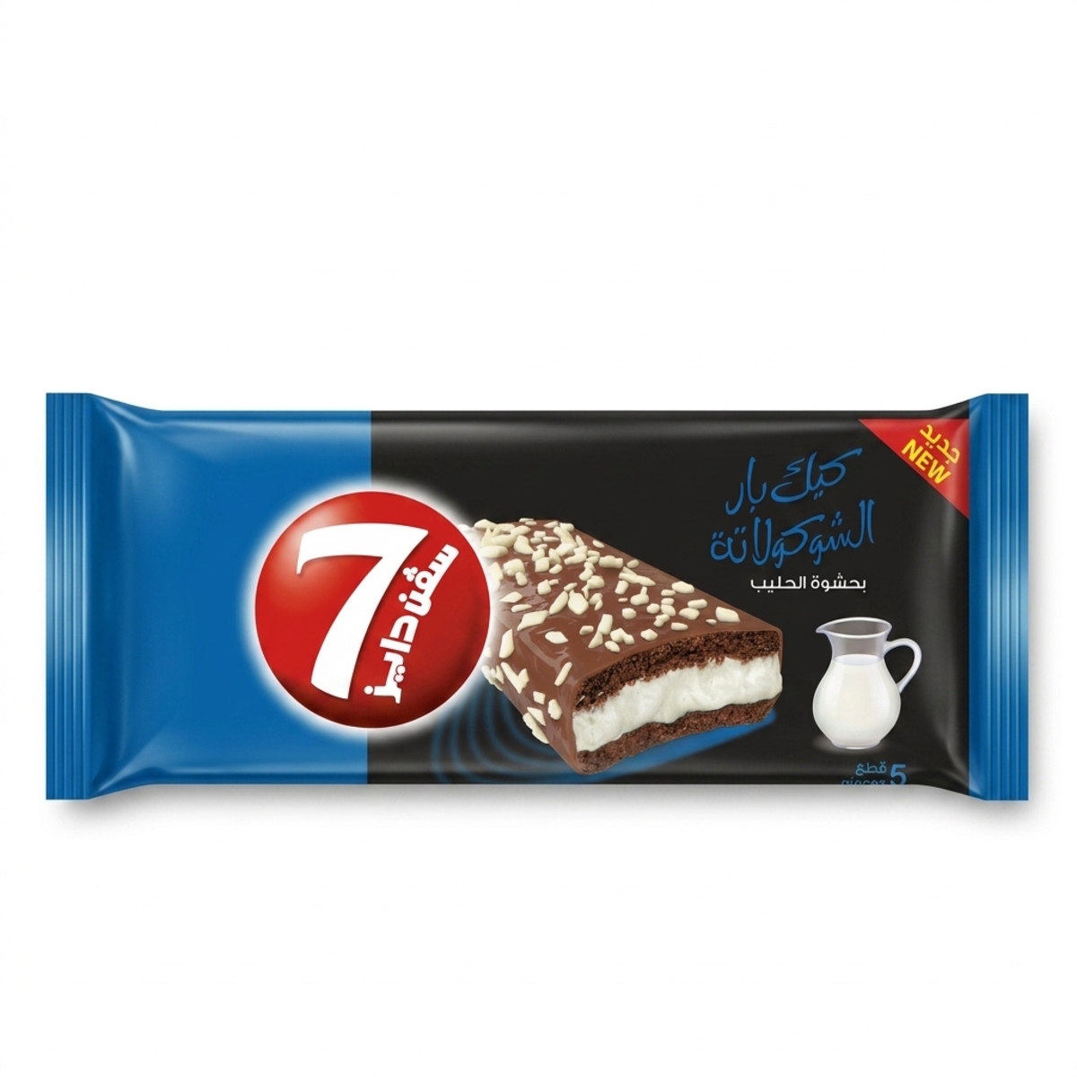7 Days Cake Bar Chocolatelate with Milk Filling 5x40g