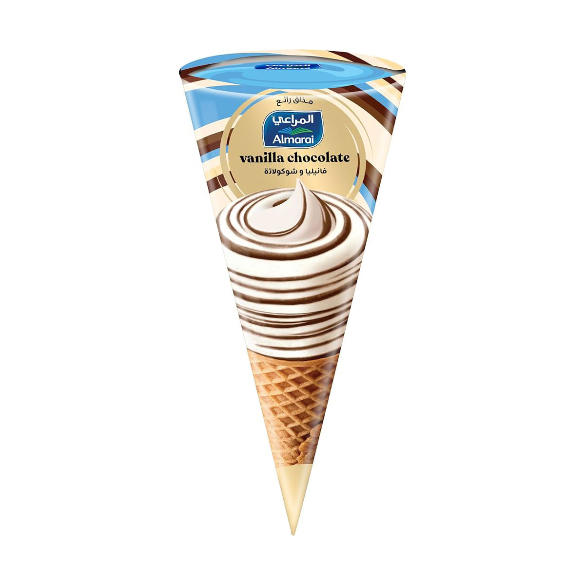 Almarai Vanila Chocolate Ice Cream Cone 120ml