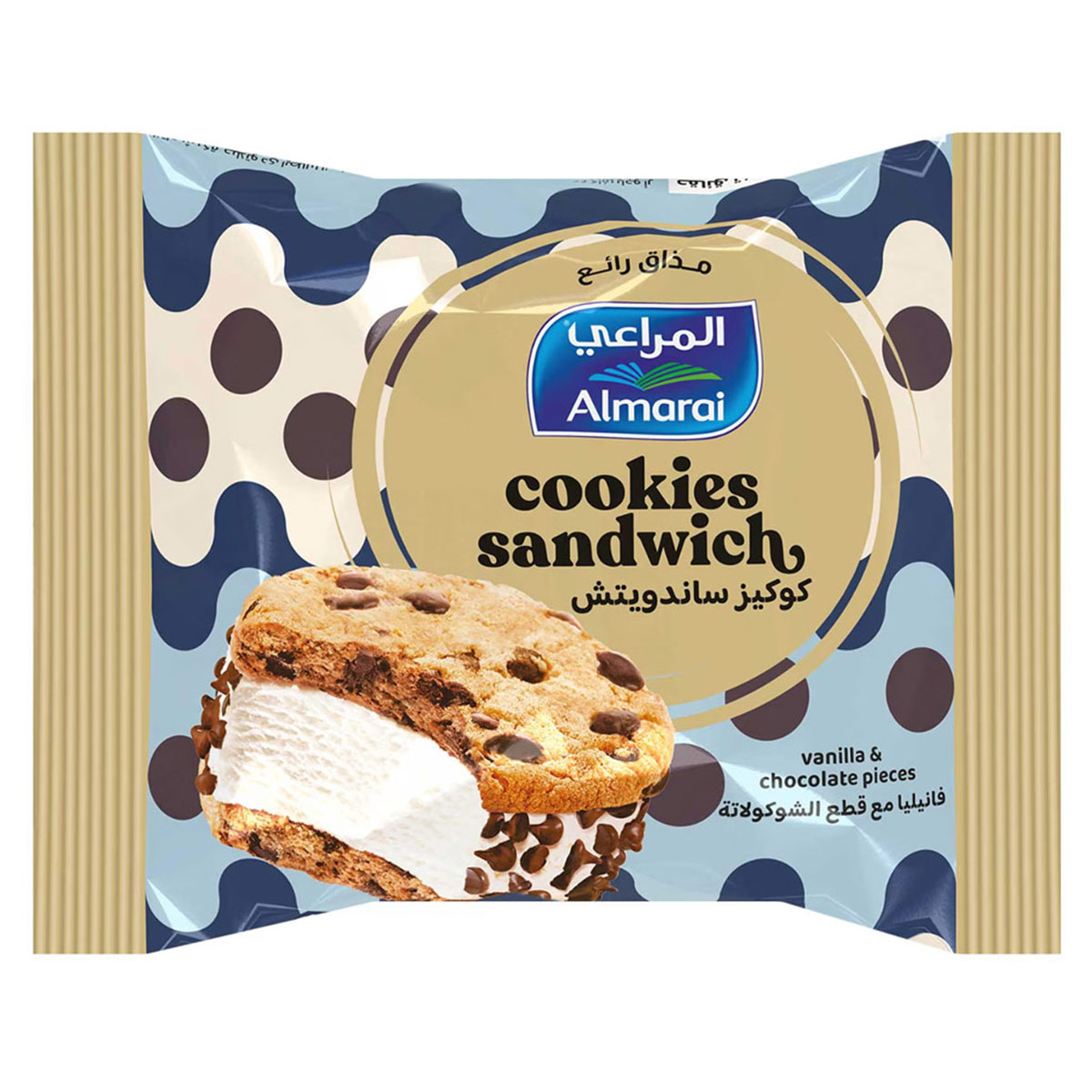 Almarai Cookies Sandwich Ice Cream 100ml