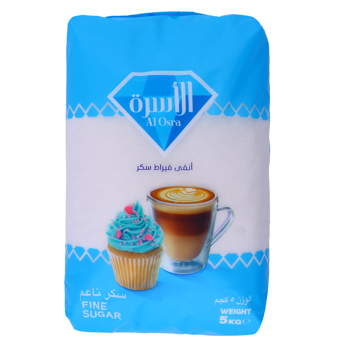 سكر الأسرة الأبيض الناعم 5 كجم