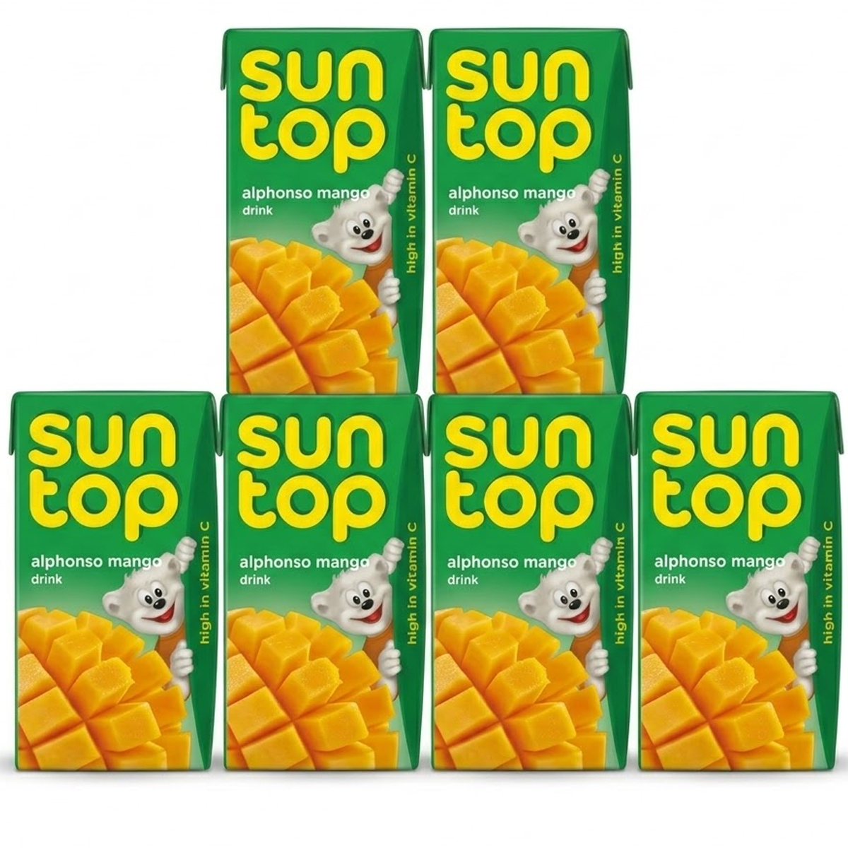 Sun Top Alphonso Mango Juice Drink 6x125ml