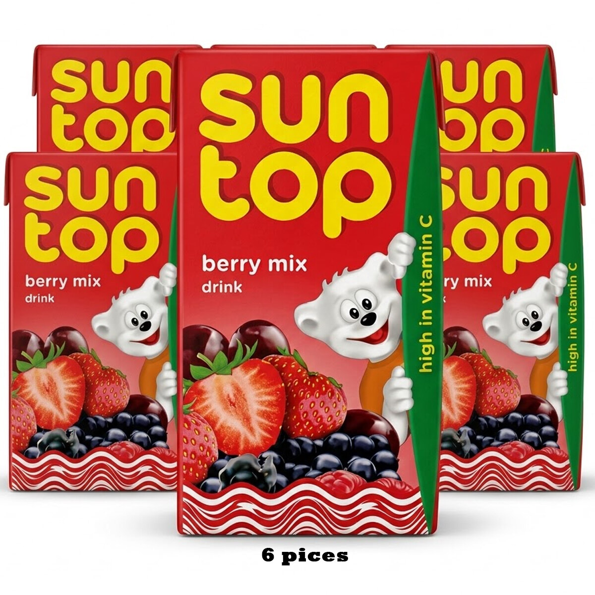 Sun Top Berry Mix Juice 6x125ml