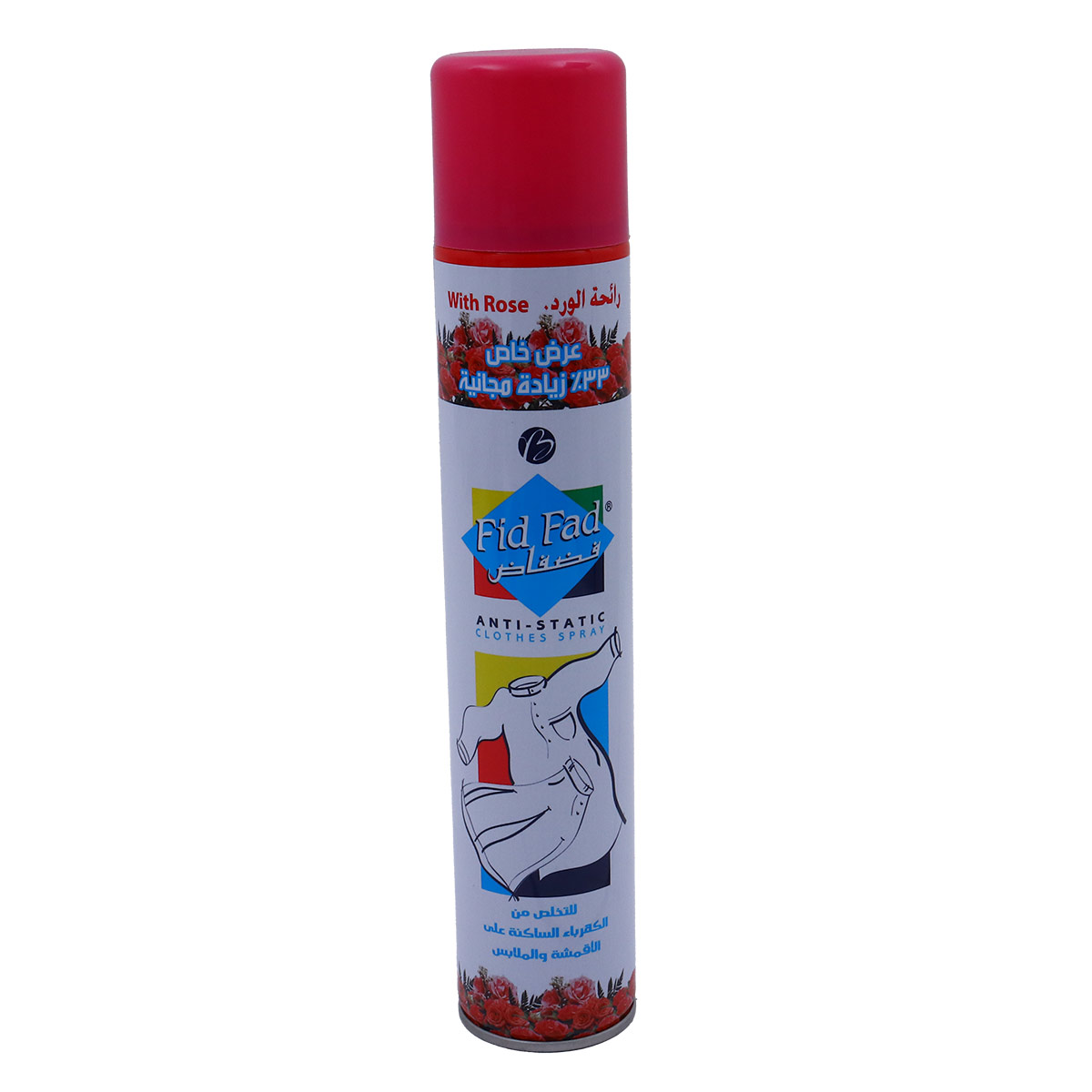 Fid Fad Anti Static Clothes Spray With Rose 300ml